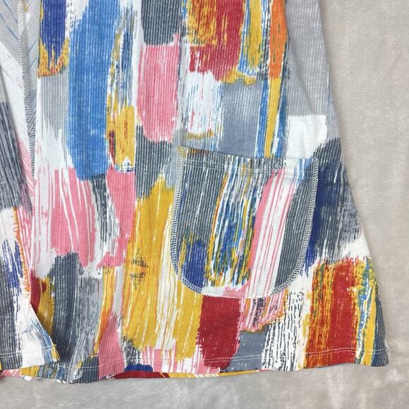 Parsley & Sage Womens Small Cardigan Vest Open Colorful Boho Pheobe Buffay - Picture 3 of 12